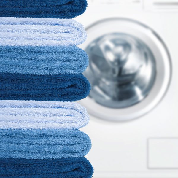 washing machine with towels