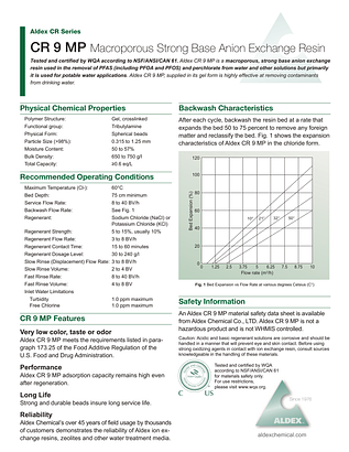 Aldex-CR-9-MP-Macroporous-Strong-Base-Resin-METRIC Aldex-CR-9-MP-Macroporous-Strong-Base-Resin-METRIC