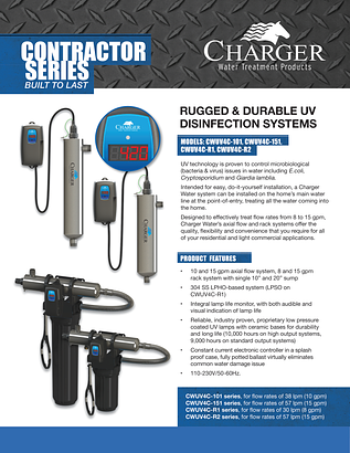 Changer Water Contractor Series Changer Water Contractor Series