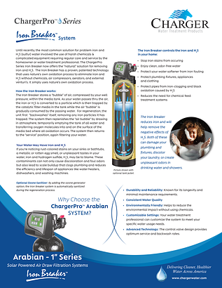 ChargerPro Arabian SPADF-1 spec sheet ChargerPro Arabian SPADF-1
