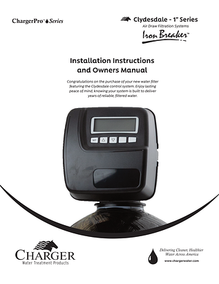 ChargerPro Clydesdale CTADF-1 Manual ChargerPro Clydesdale CTADF-1 Manual