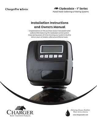 ChargerPro Clydesdale CTDMSFP-1 Manual ChargerPro Clydesdale CTDMSFP-1 Manual