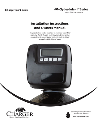 ChargerPro Clydesdale CTF-1 Manual ChargerPro Clydesdale CTF-1 Manual