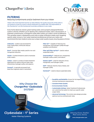 ChargerPro Clydesdale CTF-1 spec sheet ChargerPro Clydesdale CTF-1 spec sheet