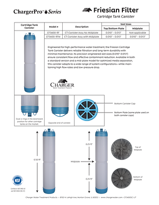 ChargerPro Friesian CF3400RF spec sheet ChargerPro Friesian CF3400RF spec sheet