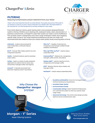 ChargerPro Morgan CHF-1 spec sheet ChargerPro Morgan CHF-1 spec sheet