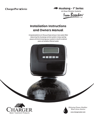 ChargerPro Mustang CZADF-1 Manual ChargerPro Mustang CZADF-1 Manual