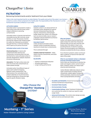 ChargerPro Mustang CZCF-1 spec sheet ChargerPro Mustang CZCF-1 spec sheet
