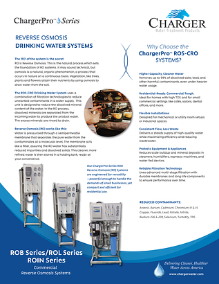 ChargerPro ROB-CRO spec sheet ChargerPro ROB-CRO spec sheet