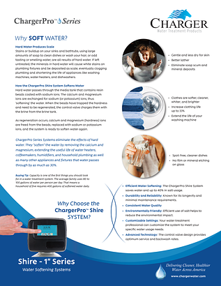 ChargerPro Shire CUS-1 spec sheet ChargerPro Shire CUS-1 spec sheet