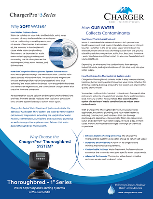ChargerPro Thoroughbred CDDMSF-1 spec sheet ChargerPro Thoroughbred CDDMSF-1 spec sheet