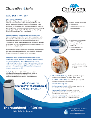 ChargerPro Thoroughbred CDSC-1 spec sheet ChargerPro Thoroughbred CDSC-1 spec sheet