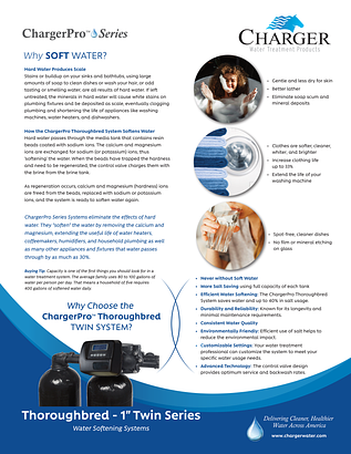 ChargerPro Thoroughbred CDTS-1 spec sheet ChargerPro Thoroughbred CDTS-1 spec sheet