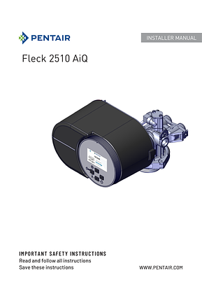 Fleck 2510 AiQ Installer Manual Fleck 2510 AiQ Installer Manual